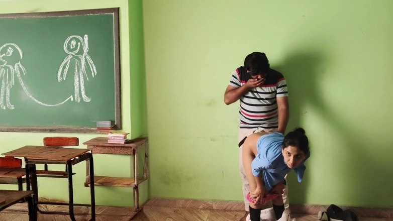 Bobbypranav: Desi College Students Fucking in Classroom