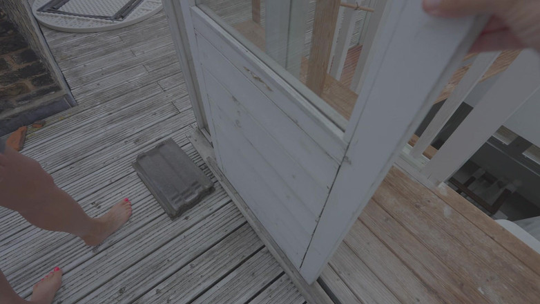 Mature man eaters: 섹시한 빨간 머리 GILF Andi James와 옥상 섹스