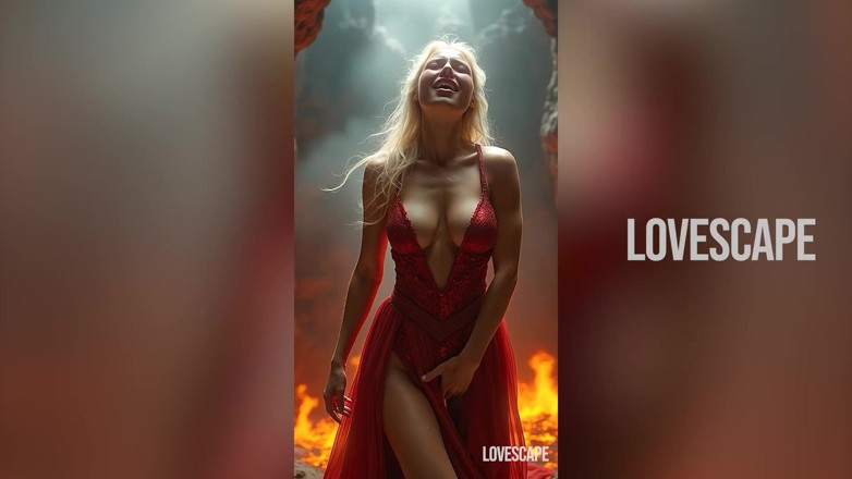 Lovescape: Daenerys godin Solo - spuitende drakenkoningin masturbatie
