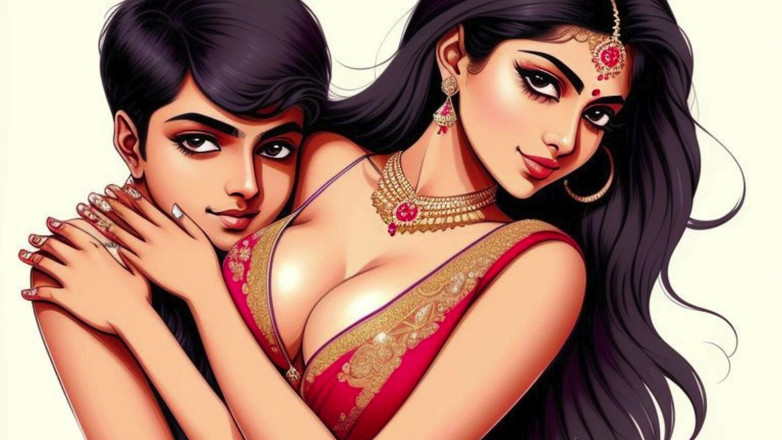 AI Story: 배다른 여동생을 유혹하고 나중에 그녀를 따먹어