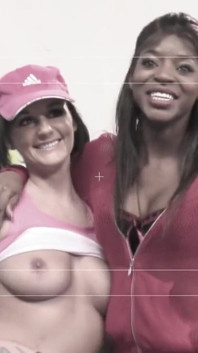 Lexi with a cock in her pussy moves sensually