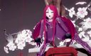 Smixix: Natsumi 兔子洞性爱和跳舞脱衣服成人女巫 mmd 3d 红发颜色编辑 smixix
