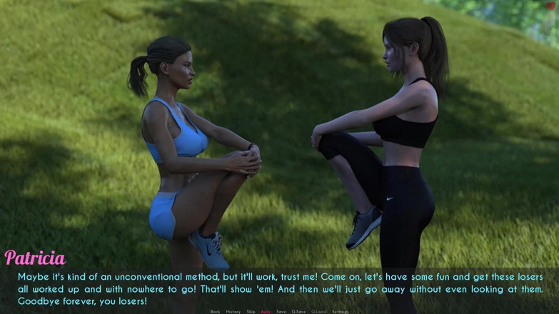 Visual Novels: A wife and stepmother part 66 - gorgeous MILFs in the park