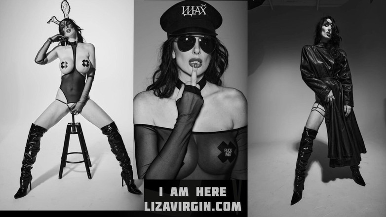 LizaVirgin: L'eccitante miLF ha un orgasmo legato