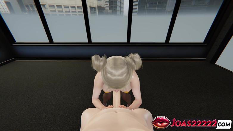Joas22222: 3d hentai: cachonda oficina risa dos manos paja, mamada descuidada...