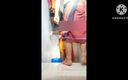 Latifah1234: Two Aunty Hardcore Bathroom Threesome Sex Big Boobs Big Ass...