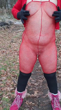 Red Bodystocking