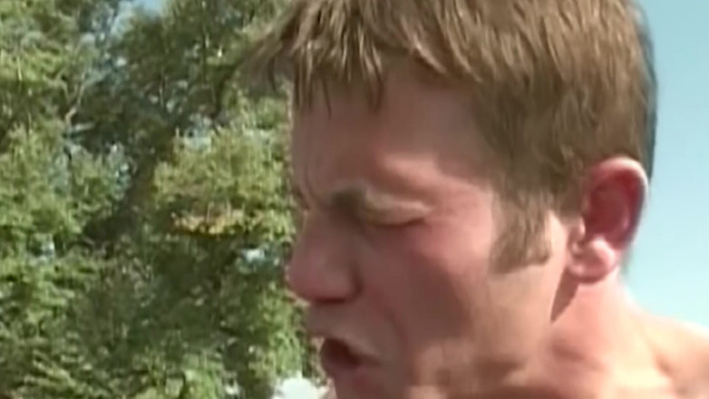 SEXUAL SIN GAY: Patched holes, szene 1 geiles twink-paar fickt auf dem land