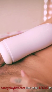 Big Uncut Cock Latino Tests Honeyplaybox Kai2 Automatic Masturbator Intense Cumshot