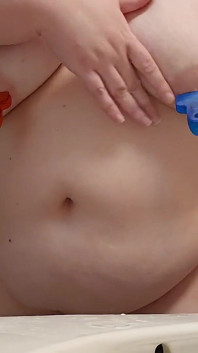 BBW brzuch i ogromne titty play