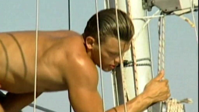 Diamond Pictures (Official): Three Young Hung Muscle Jocks Go Anal Outside in a...