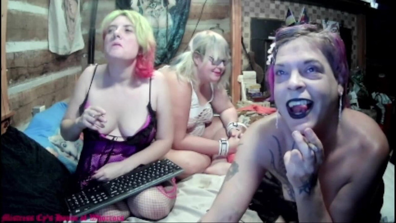 House of whorrors vault of darkness: Translesbian a 3way Mistress Cys House of Whorrors 10.10.21