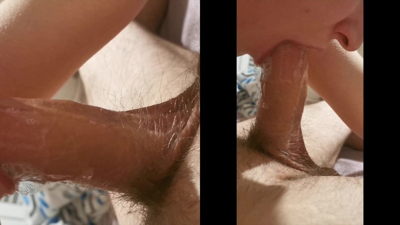 Akasha7: 该死，真是太棒了，我舔他的鸡巴并用唾液填满，他射在我嘴里2次