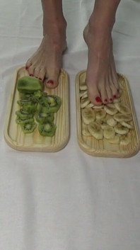 I Trample the Fruit with My Feet. Lick My Legs