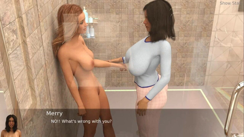 Dirty GamesXxX: Proyecto esposa caliente: show lésbico mojado bajo la ducha - s2e19
