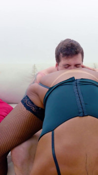 Licking and Fucking the Hot Latina Trans, Sucking Until She Cums