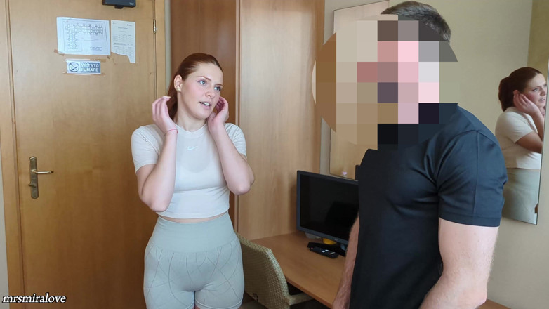 Mira Love: Engaño a mi novio con mi entrenador personal (amateur italiano)