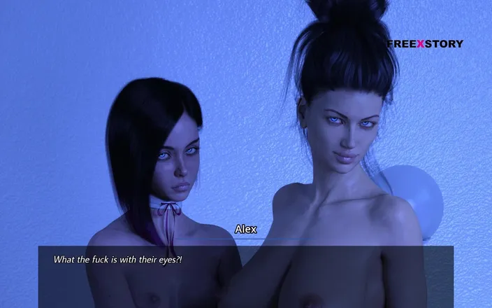 3D cartoon porn: Dreams of Desire - Bottle Spinning Game with 3 Girls and Lesbian...