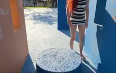 Ik neem mijn vrouw mee naar het park om te pronken