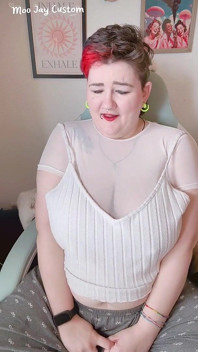 POV Roleplay Flashing Giant Tits While You Play a Game