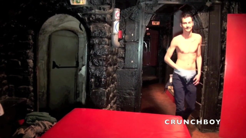 Crunch Boy: Fucked in the backroom by Justin XXL