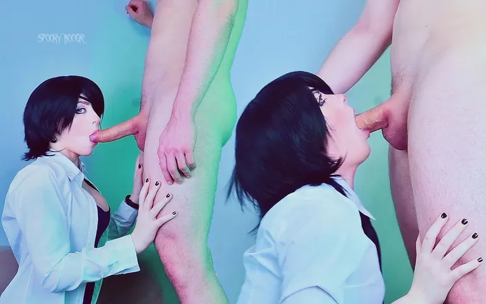Spooky Boogie: Himeno Sucked Denji's Big Dick and Let Him Cum in...