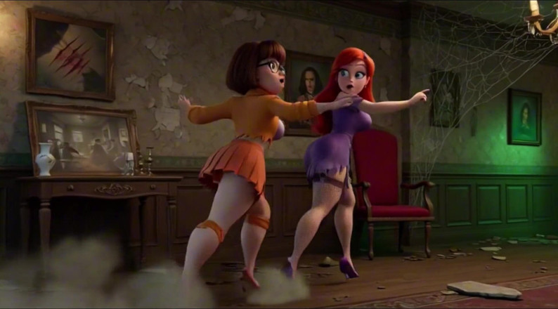 My night collection: Velma and Daphne Become Fully Nude in Haunted Mansion Ghost...