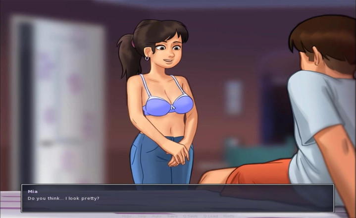 Hentai World: Summertime saga - 이웃 동급생과 섹스하는 Mia