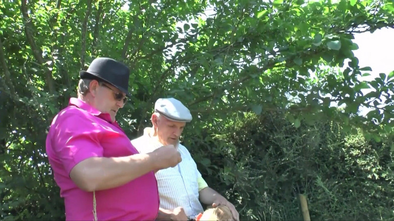 Hand Lotion Studios: Husband decides to share his wife with two old pervs...