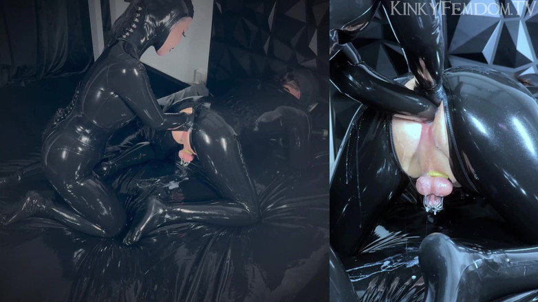 KinkyFemdomTV: 双汇编 ft 乳胶情妇 patricia maz Morbid