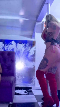 Whoring in the Nightclub with a Big Audience Looking