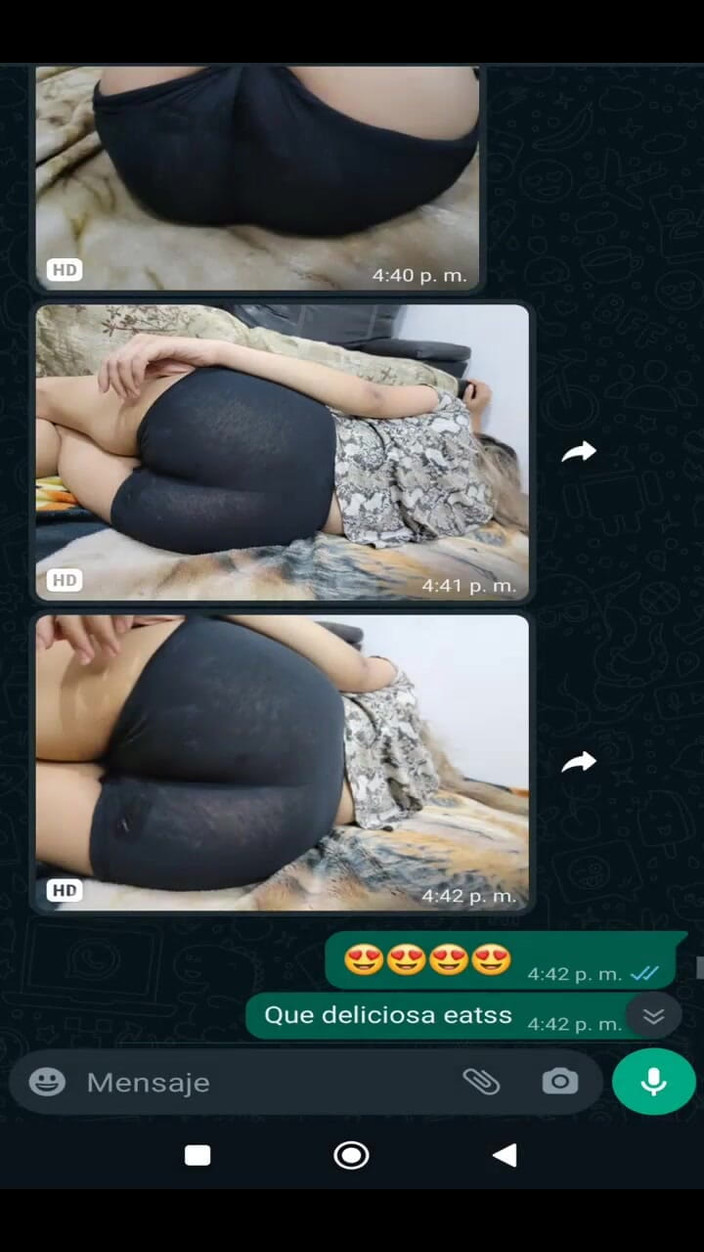 Mexicasero: 옷을 파는 불충실한 이웃과 Whatsapp 채팅