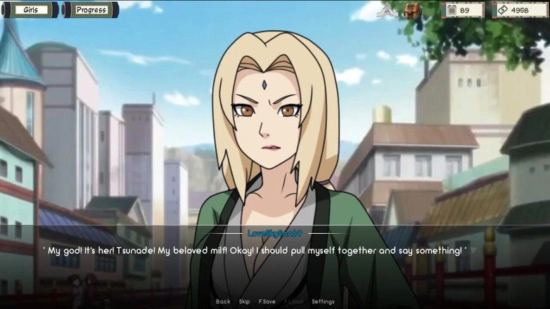 LoveSkySan69Real: Naruto - Kunoichi Trainer [v0.13] Część 37 Naked Tsunade -sama by Loveskysan69