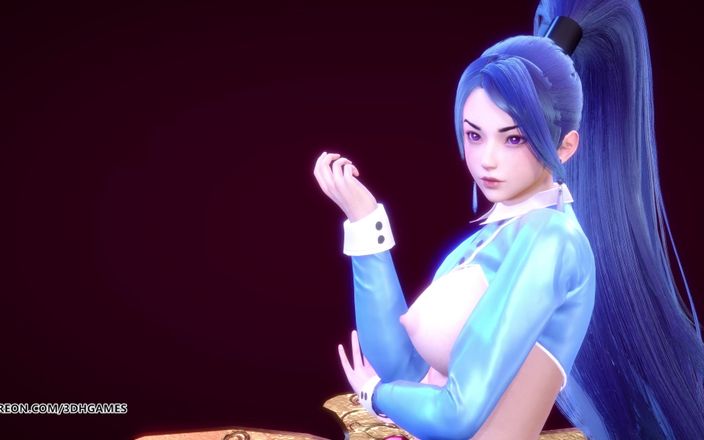 3D-Hentai Games: Sunmi - Heart Fire Kaisa, sexy striptease Liga de Leyendas - KDA...