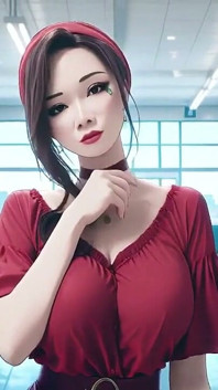 Từ văn phòng đến giường khách sạn, cô ấy sửa áo sơ mi của mình trong khi khóa mắt với bạn