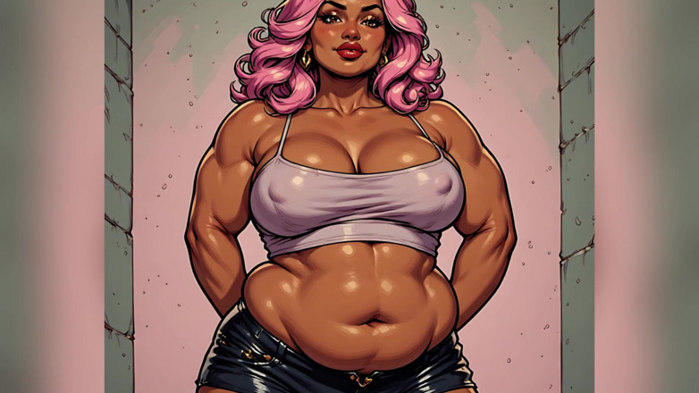 AI Porn: Babes with Muscles Art