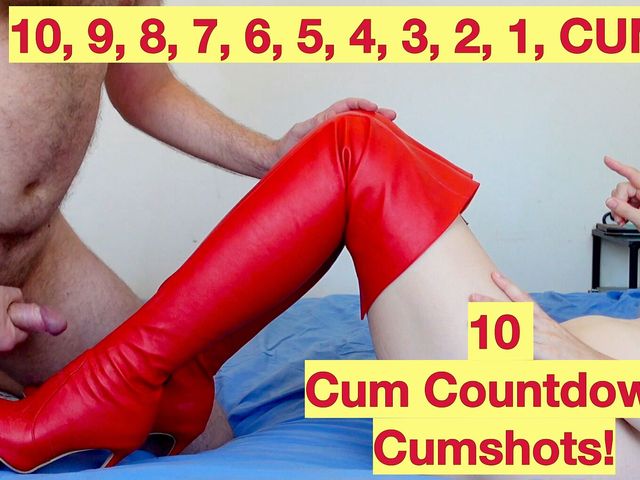 Cum Countdown Cumshot Compilation (Mature cunt)