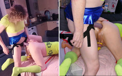 Spike Essex: Femdom MILf anální kolík cudnosti dilf
