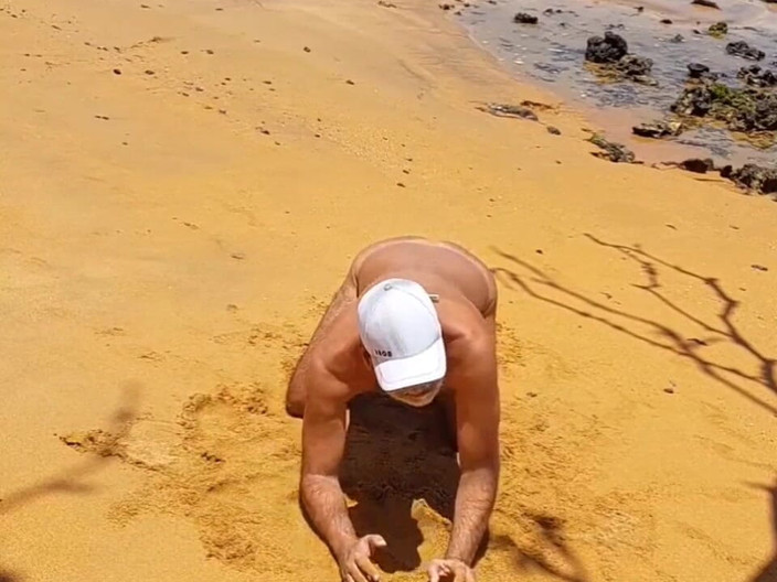 Ladysilvas: Ladysilva Naked on the Beach Come Fuck My Greedy Ass