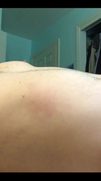 Jerking Myself off Until I Blew a Load That Went Across and Out the Frame, Onto the Laptop