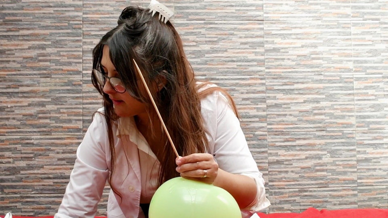 melu_world: Çılgın bilimsel balonlarla pop deneyleri yapıyor - tavşan delisi looner