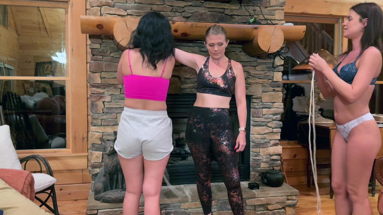 Tied_Tales: Bondage Tickle Escape Challenge Devyn Vs Kitty