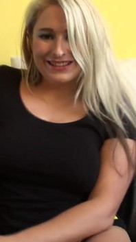 Making Young Kaz Take My Cum in Her Mouth