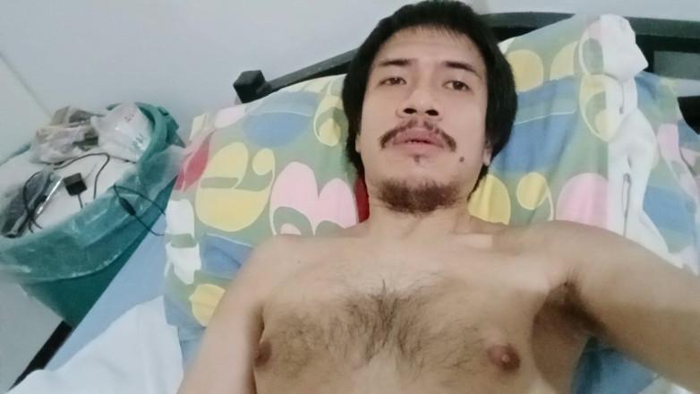 Piolo Alberto: Sitting to Lying Down Masturbation