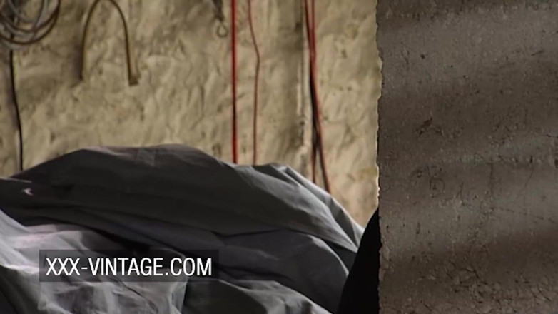 XXX-Vintage: Sex in the garage with Keana Moire