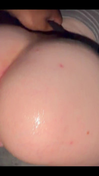 Redhead Oiled up Big Butt Slut