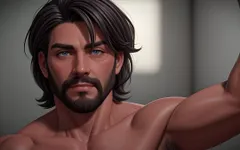 Scruffy Hunks: diavoorstelling van scruffy 3D cgi-mannen