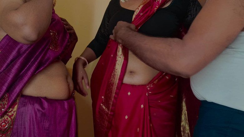 Laxi ammu: Des sœurs profitent d’une romance à trois au lit avec les...