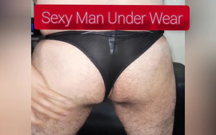 Sexy man underwear: Lekker masturbatie Usung ondergoed