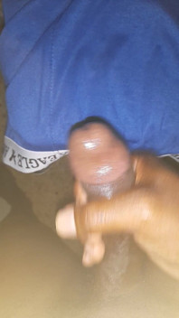 Jerking That Block Cock